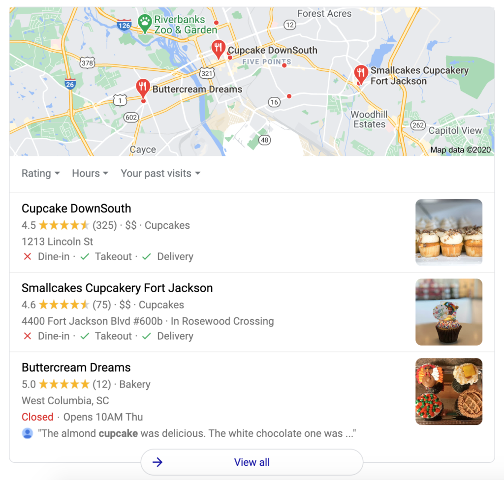 How to rank higher on Google Maps in Columbia, SC